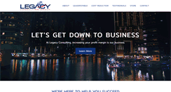 Desktop Screenshot of consultlegacy.com